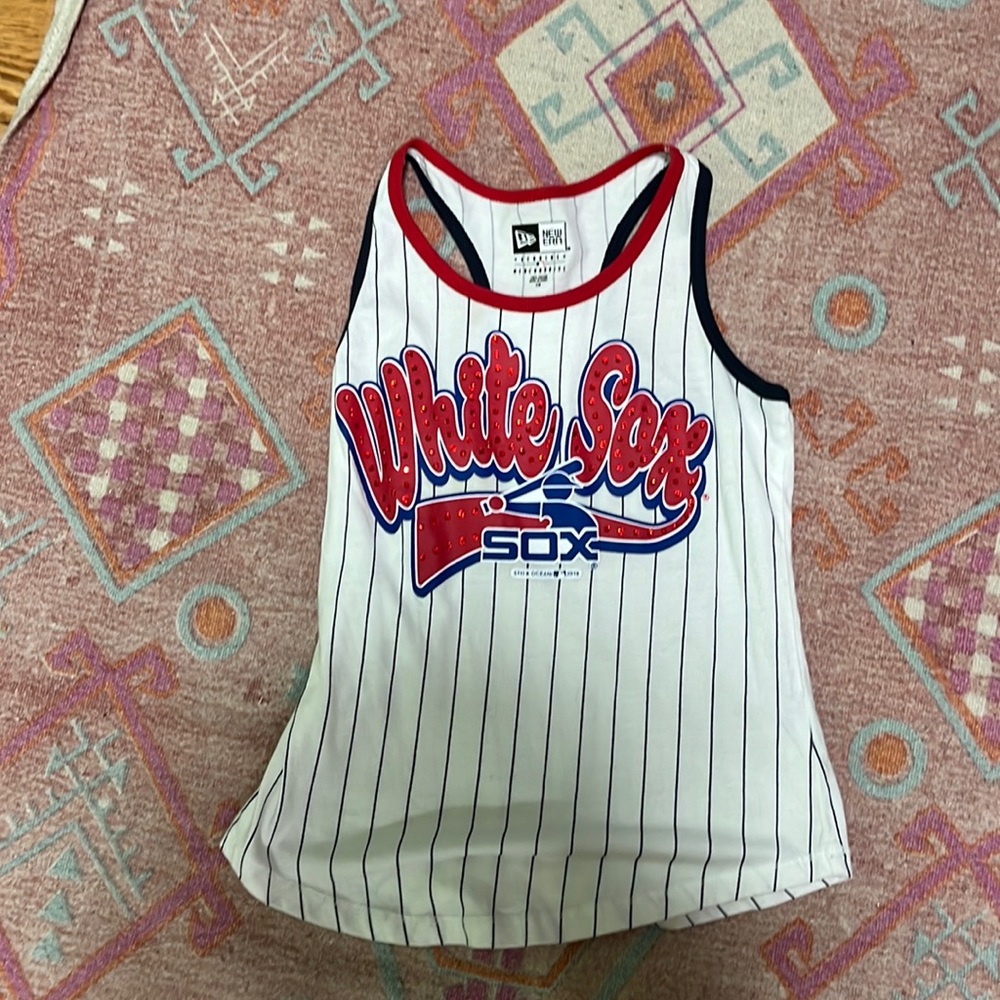 New Era Girls’ White Sox Racerback Tank